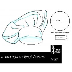 ávod ŠITÍ: Kuchařská čepice č. 1074