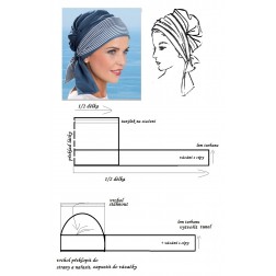 návod ŠITÍ: turban č. 1019