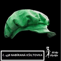 návod ŠITÍ: Baret nabíraný, č. 438