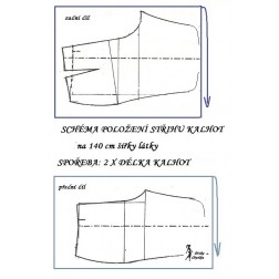 návod ŠITÍ: kalhoty krátké