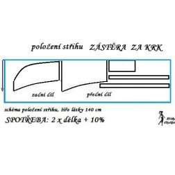návod ŠITÍ: zástěra za krk č. 0711-11 