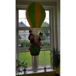návod ŠITÍ: HORKOVZDUŠNÝ BALÓN