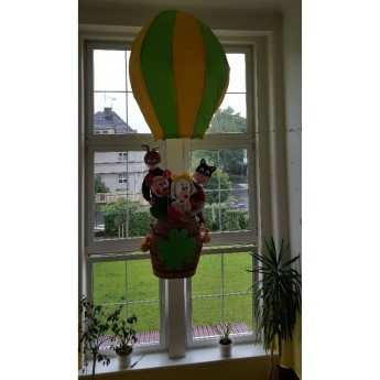 návod ŠITÍ: HORKOVZDUŠNÝ BALÓN