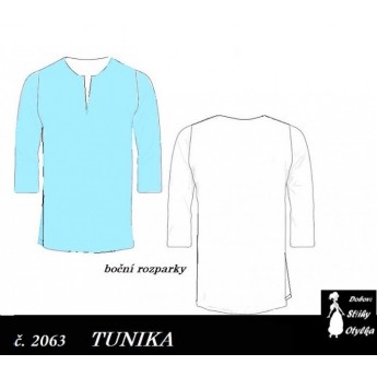 návod ŠITÍ: tunika přes hlavu