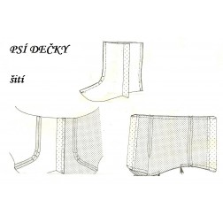 návod ŠITÍ: psí dečky - návleky na boty