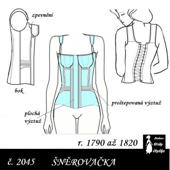 návod ŠITÍ: Empírová šněrovačka