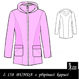 Bunda s kapucí Kasandra
