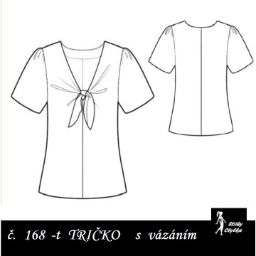 Tričko s uzlem Ester