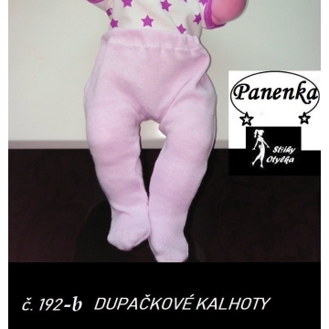 dupačkové kalhoty na panenku