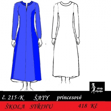 Škola střihu - ŠATY princesové, Simona