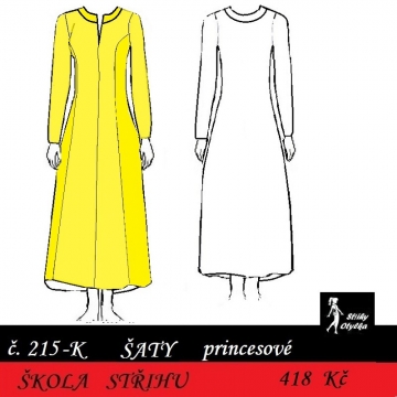 Škola střihu - ŠATY princesové, Simona