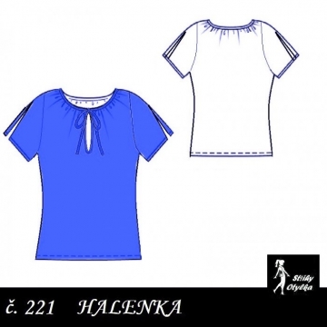 Halenka s vázačkou Ema
