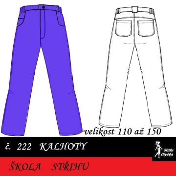 Škola střihu - KALHOTY Bedřich