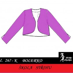Škola střihu - BOLERKO Draha