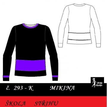 Škola střihu - MIKINA Štěpánka