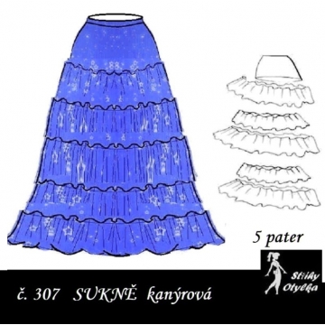Volánová sukně, Dagmar