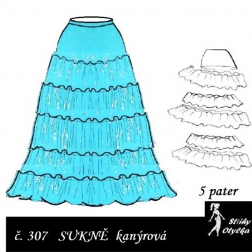 Volánová sukně, Dagmar