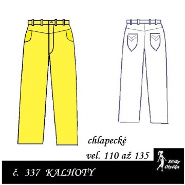 Riflové kalhoty Xenie, vel. 115 až 135