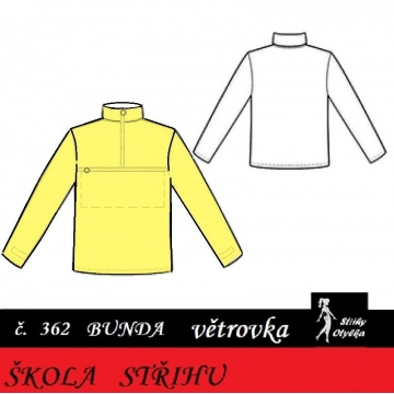 Škola střihu - DĚTSKÁ VĚTROVKA Márinka / Marian