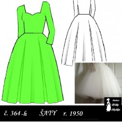 Šaty Věrka, r. 1950