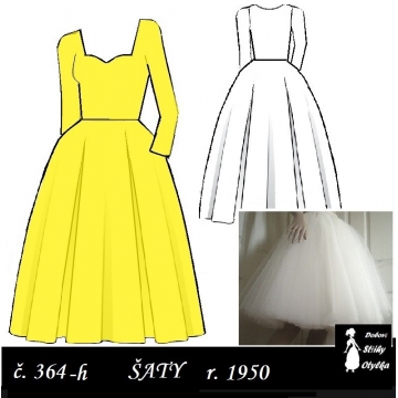 Šaty Věrka, r. 1950