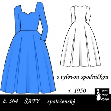 Šaty Věrka, r. 1950