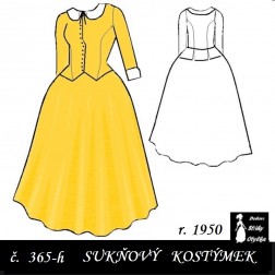 Kostýmek Tánička, r. 1950