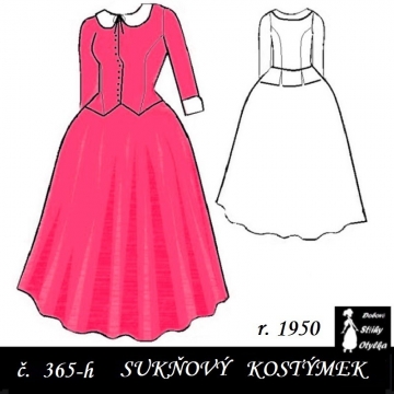Kostýmek Tánička, r. 1950