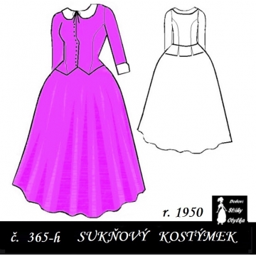 Kostýmek Tánička, r. 1950