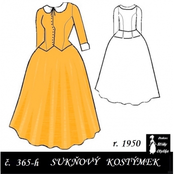 Kostýmek Tánička, r. 1950