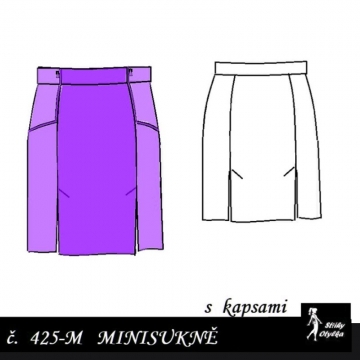 Minisukně úzká  Běla