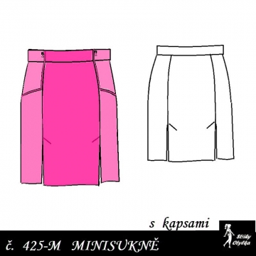 Minisukně úzká  Běla