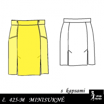 Minisukně úzká  Běla