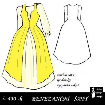 Renezanční šaty,  Perchta