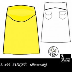 Sukně se sedlem mateřská, Beáta