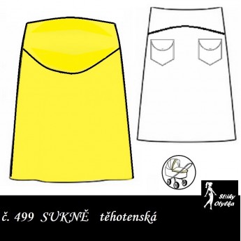 Sukně se sedlem mateřská, Beáta