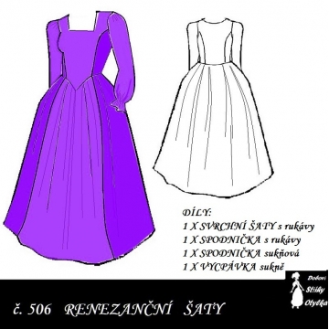 Renezanční šaty,  Cecílie