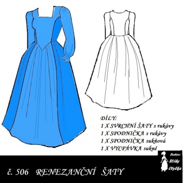 Renezanční šaty,  Cecílie