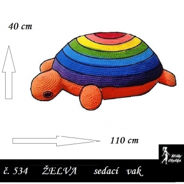 Sedací­ vak ŽELVA