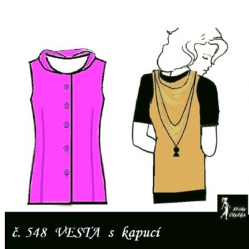 Vesta s  dlouhou kapucí Lena