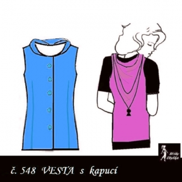 Vesta s  dlouhou kapucí Lena