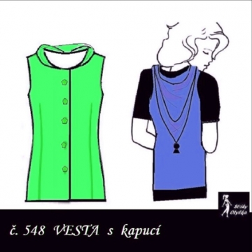 Vesta s  dlouhou kapucí Lena