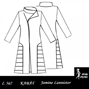 Pánský kabát Jamie Lannister