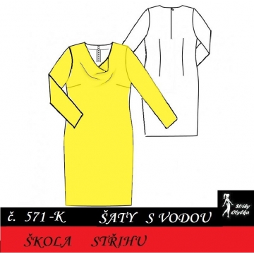 Škola střihu - ŠATY s vodou, Ivana
