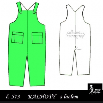Kalhoty s laclem Jára / Zuzana