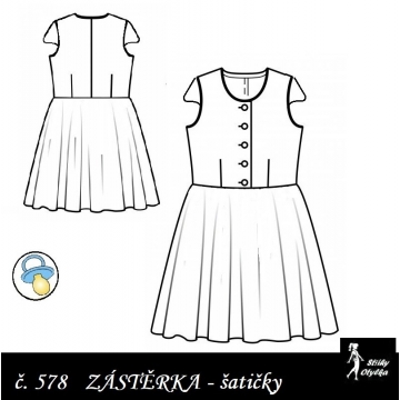 Zástěrka / šaty Diana
