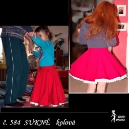 Sukně kolová Alice