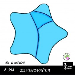 Zavinovačka do 6 měsíců HVĚZDICE