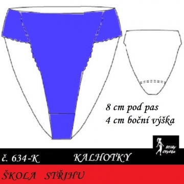 Škola střihu - KALHOTKY Alexandra