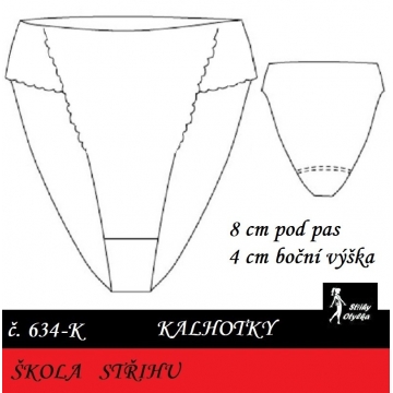 Škola střihu - KALHOTKY Alexandra